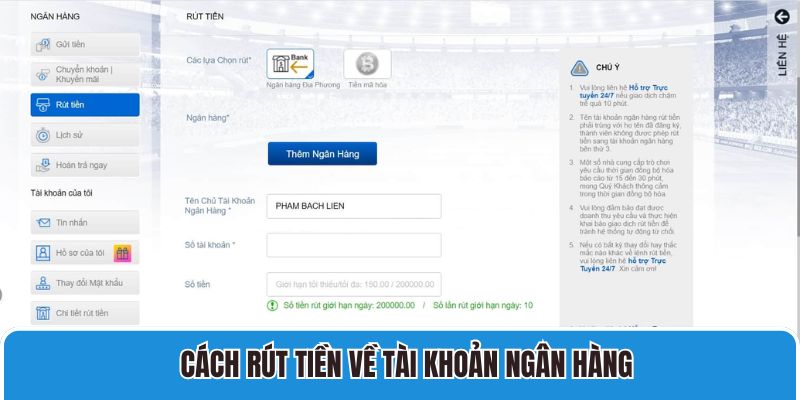 Rút Tiền 69VN - Hướng Dẫn Thực Hiện Nhanh Gọn Trong 3 Phút 2 Hướng dẫn thao tác cơ bản để rút tiền 69VN dễ dàng